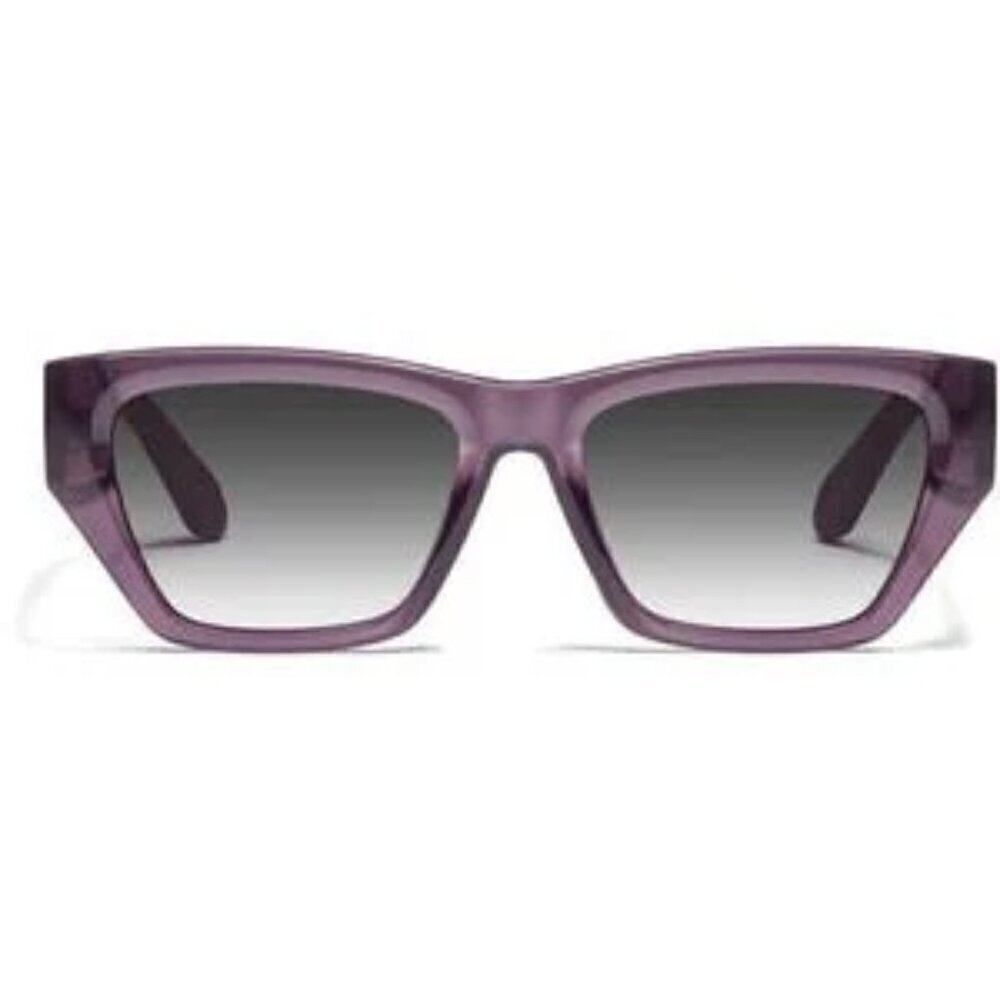 Quay Australia No Apologies 40mm Gradient Square Amethyst Sunglasses